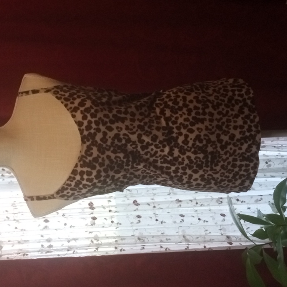 🖤🤎Torrid Leopard Super Soft Knit Swing Cami Tank Sz 2 nwot